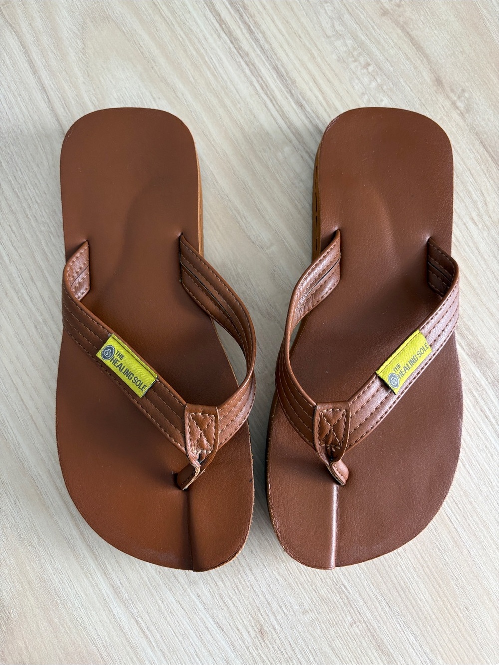 The CleanSole Brown Women's Flip Sandals - Casual Everyday Comfort